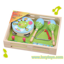 Multi madeira brinquedo musical bebê crianças com caixa